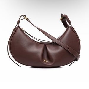Yuzefi Bean shoulder bag Walnut brown